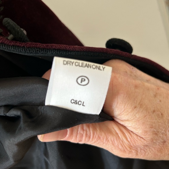 Monsoon London Purple and Black Velvet Sequined Jacket - Picture 7 of 9